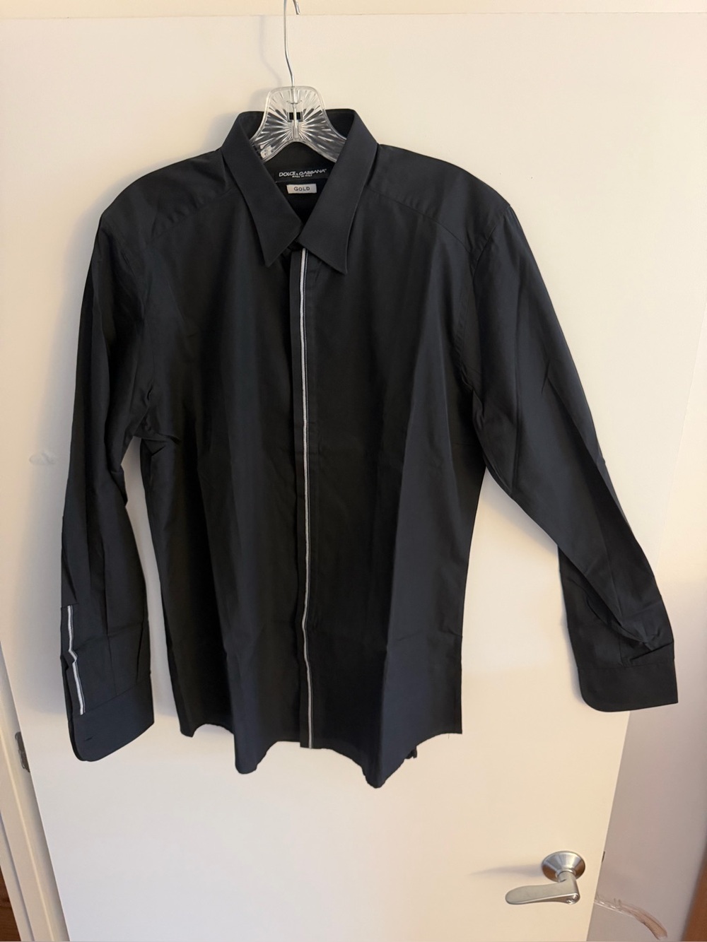 Dolce & Gabbana Black Button-Down Shirt